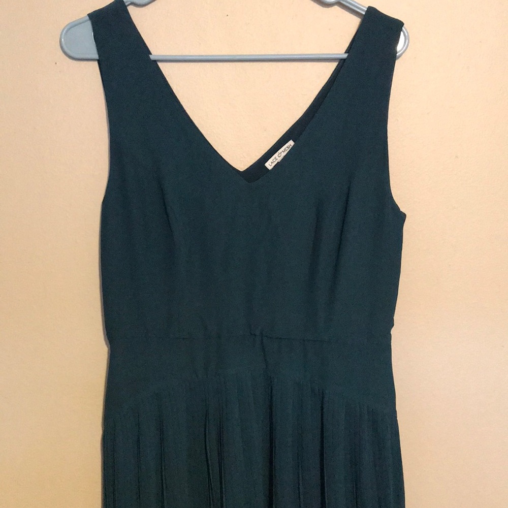 Lace and Mesh Forrest Green Women’s Dress